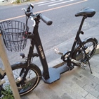 女子スカートを履いても乗れる自転車